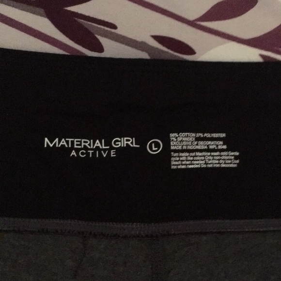 NEW Material Girl Active Yoga Bottoms “Gym Squad” - Picture 4 of 6